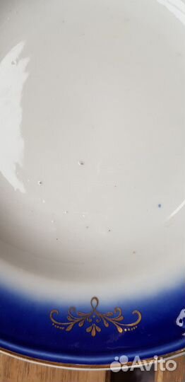 Тарелки кобальт СССР