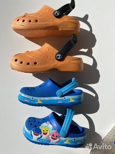 Crocs c9 c11 аквашузы (разные