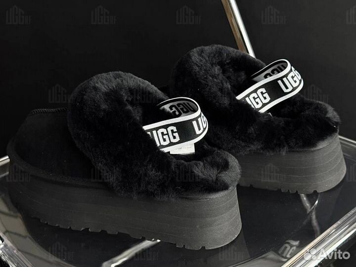 Угги Ugg Funkette Suede Platform Black
