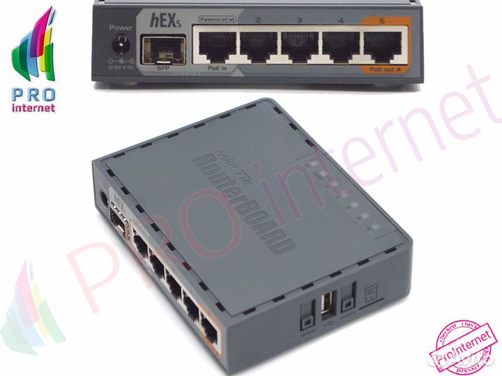 Маршрутизатор гигабитный Mikrotik hEX RB760iGS