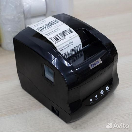 Термопринтер этикеток Xprinter XP-365B как новый