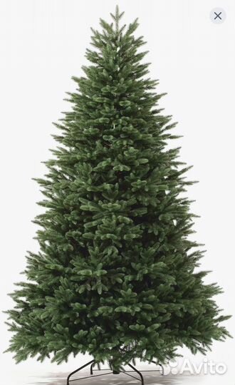 Искусственная елка 185 см, литая 100