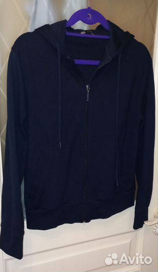 Кофта зипка на молнии с капюшоном Zara
