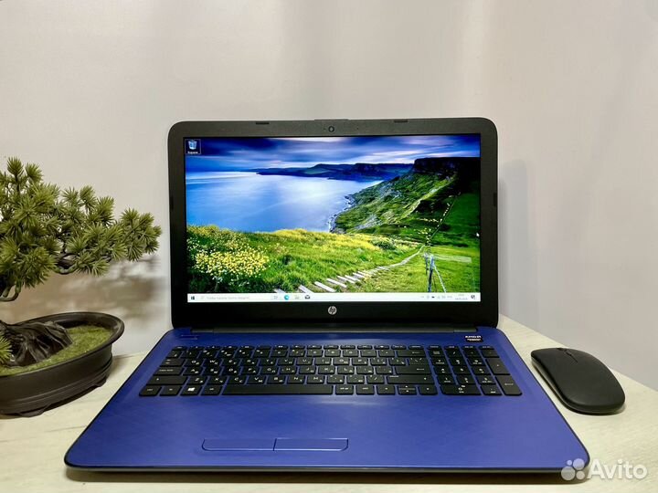 Быстрый ноутбук HP 2 видеокарты 4 ядра SSD