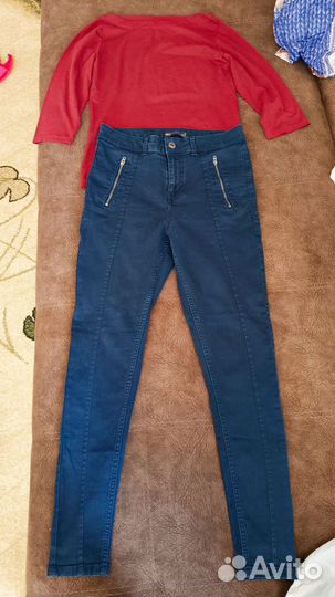 Джинсы и майка