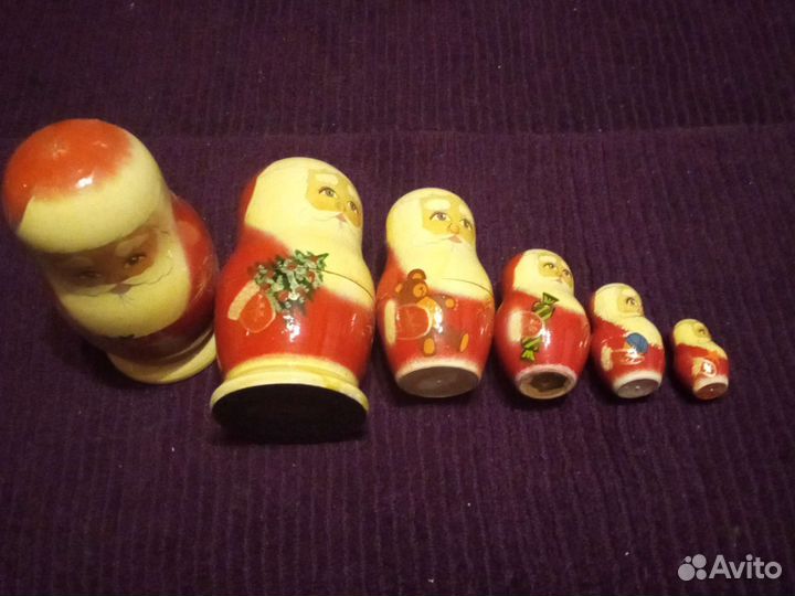 Елочная игрушка матрешка