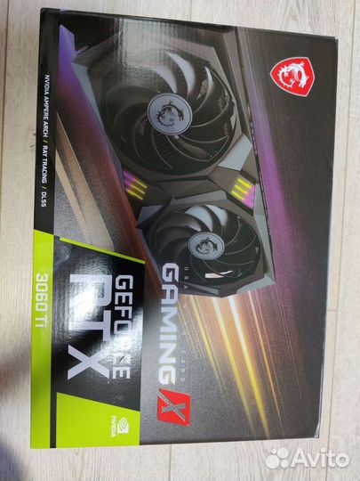 Видеокарта MSI GeForce RTX 3060 Ti gaming X (LHR)