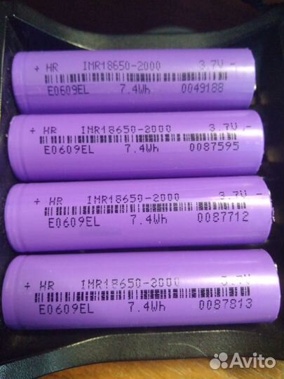 Аккумулятор 18650 HR IMR18650-2000 mAh