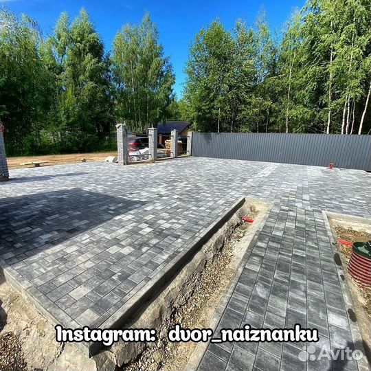 Благоустройство / Дренаж / Отмостка / Брусчатка