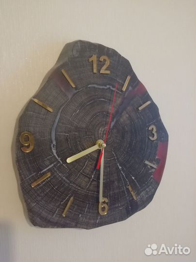 Часы настенные деревянные