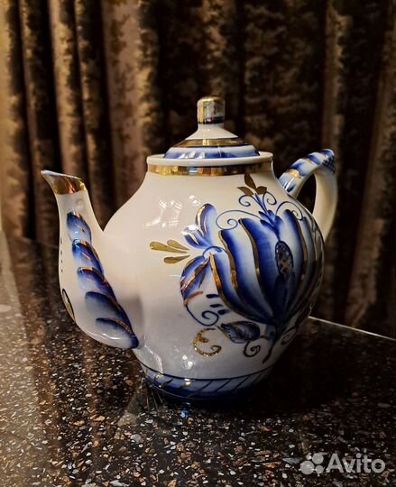 Фарфоровый чайник СССР