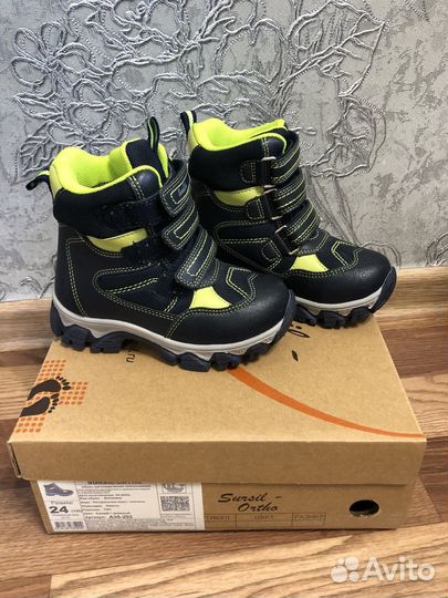 Ботинки детские новые 24 зима