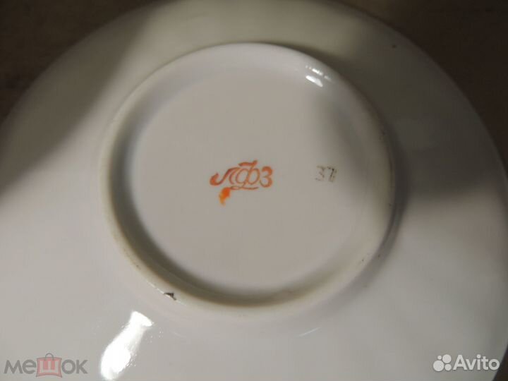 Чайная пара лфз костяной фарфор