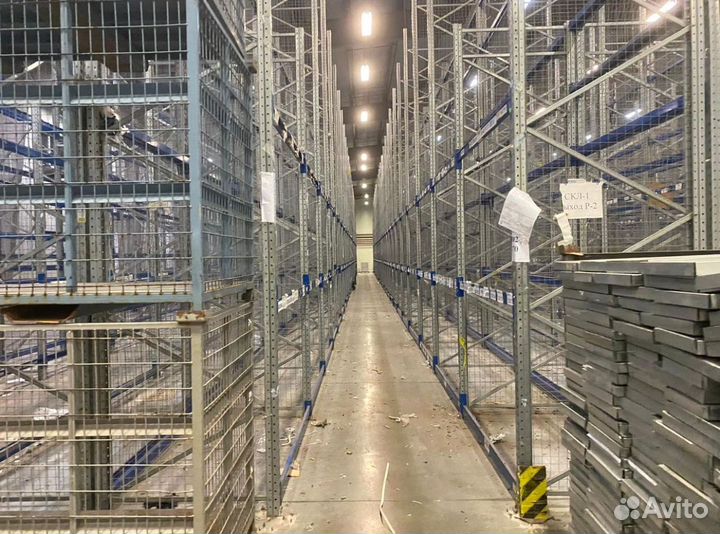 Стеллажи паллетные Мезонин бу полочный