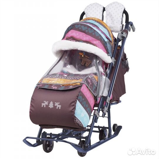 Санки-коляска Ника детям 7-3