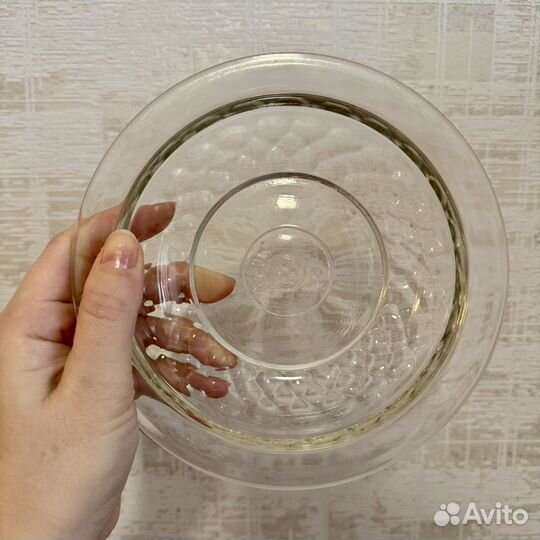 Масленка стекло СССР