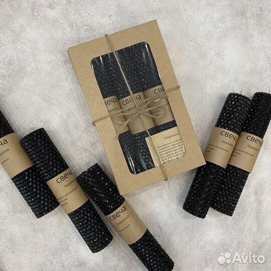 Свечи из вощины с травами