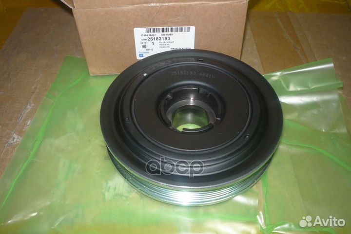 Шкив коленвала GM 25182193 general motors