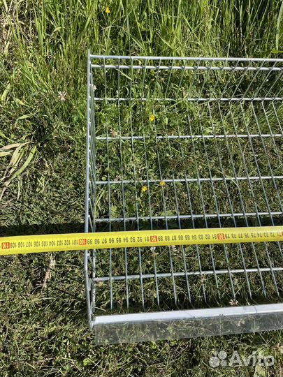 Корзины металлические с перегородками