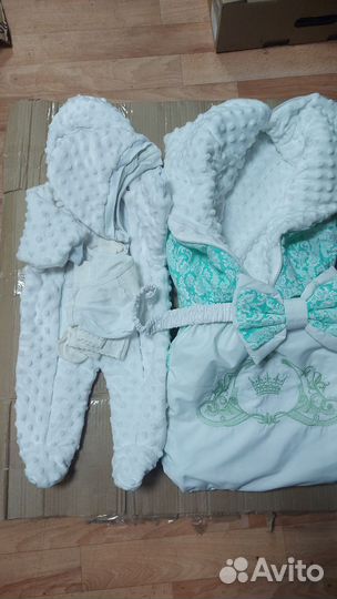 Конверт на выписку для мальчика весна осень