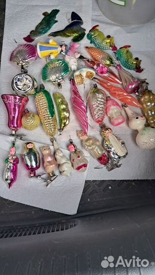 Елочные игрушки СССР