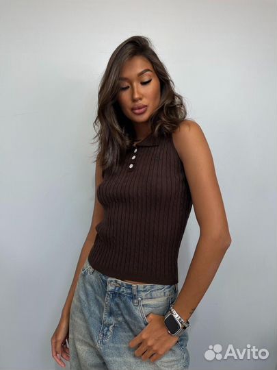 Вязаная майка Polo Ralph Lauren единый до 44