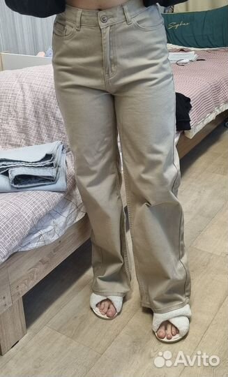 Джинсы женские широкие 44-46