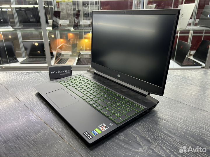 Новый игровой HP Pavilion 15 R5/8Gb/512GB/RTX3050