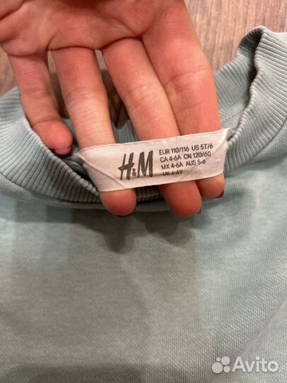 Толстовка h&m для мальчика 110-116