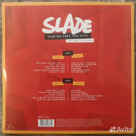 Slade - Cum On Feel The Hitz (BMG 2020) 2LP