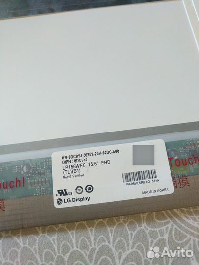 Матрицы 1080р 15,6 40pin lvds