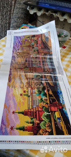 Сборка алмазной мозайки