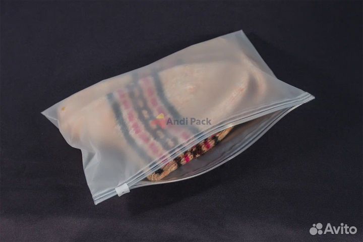 Пакет зип лок с бегунком ева (EVA) матовый