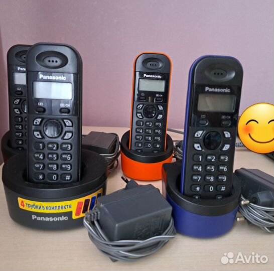 Радиотелефон panasonic 4 трубки