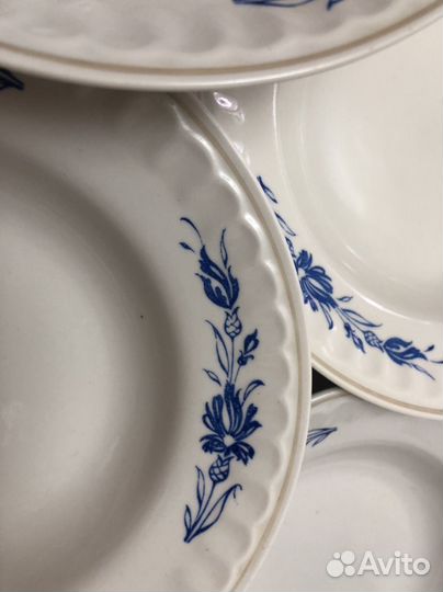 Фарфоровые тарелки зик