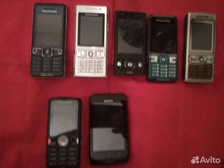 Ретровинтаж Телефоны Sony Ericsson (на выбор)