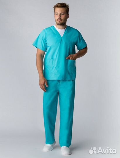 Костюмы хирурга (синий, изумруд)