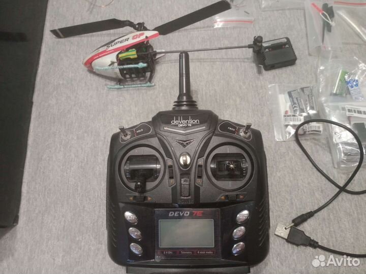 Вертолет на радиоуправлении super CP walkera