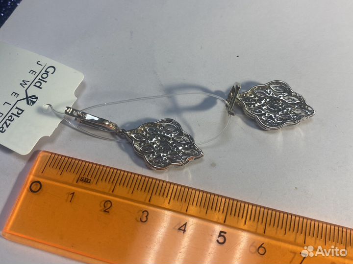 Серьги серебро 925