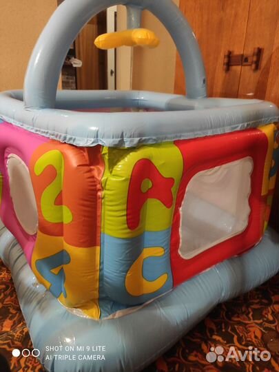 Манеж детский надувной