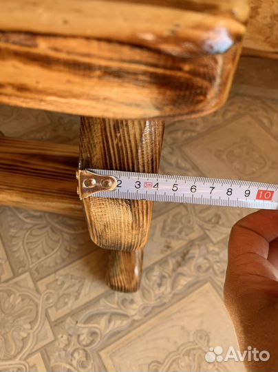 Табурет массив сосны