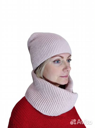 Комплект шапки и снуд