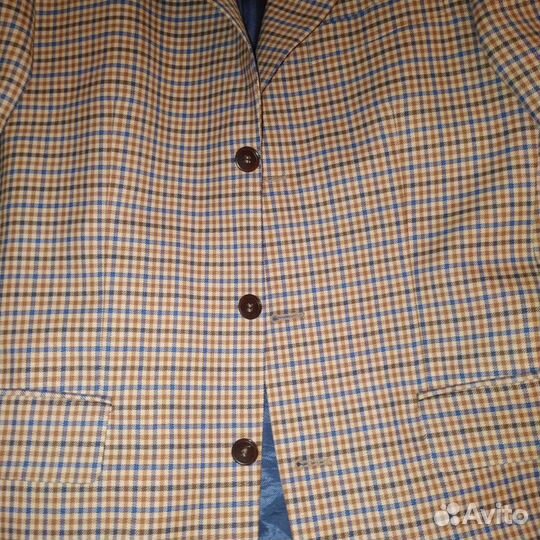 Пиджак в клетку Италия Vintage Signe