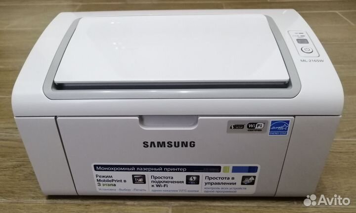 Принтер лазер. c WiFi Samsung ML-2165w (500 стр.)
