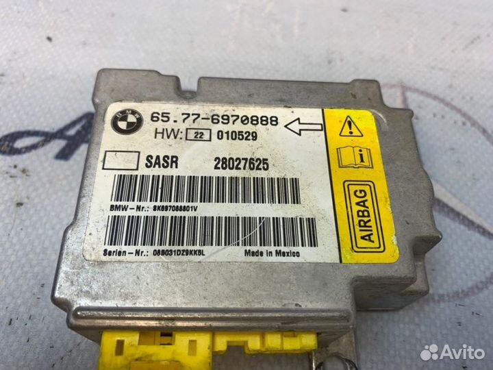 Блок управления airbag Bmw 750I E65 LCI N62B48