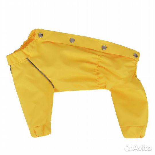 Yami-Yami одежда Дождевик для собак желтый размер