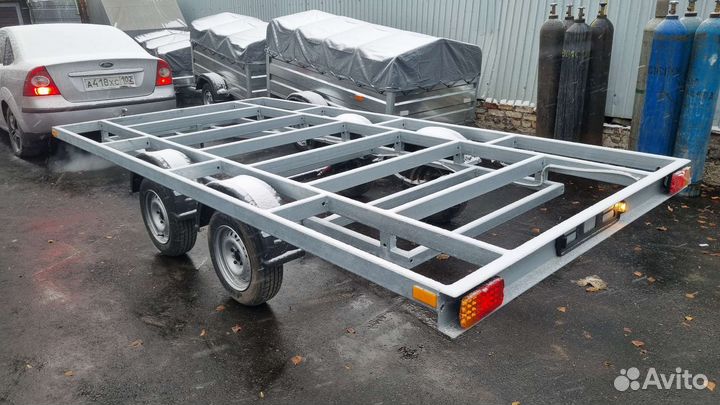 Прицеп платформа 4 на 2 новый оцинкованный