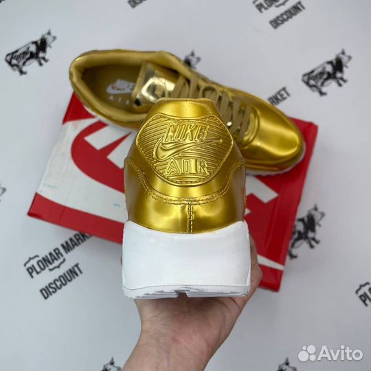 Оригинал 45 eu Nike Air Max 90 SP Metallic Gold