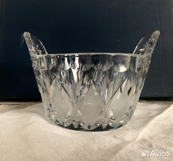 Конфетница хрустальная СССР