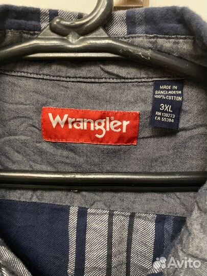 Фланелевая рубашка wrangler